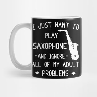 Saxophone Serenade to Escape! Funny Tee & Hoodie Mug